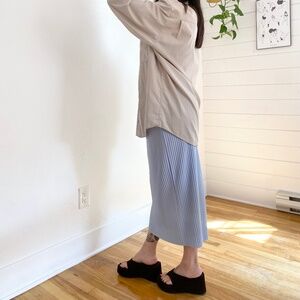 Marc New York pleated midi skirt